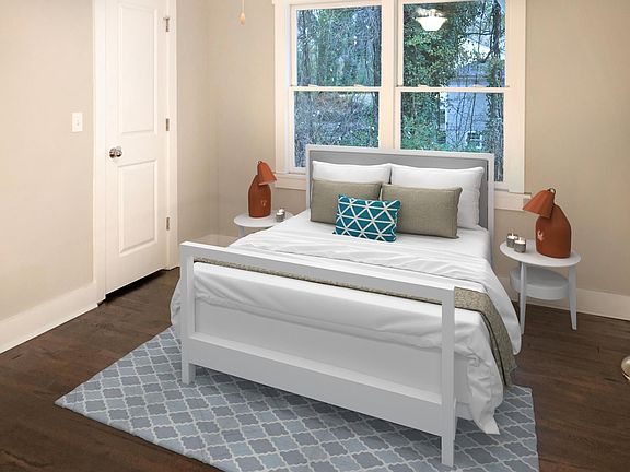 Master Beedroom with private 1/2 bath