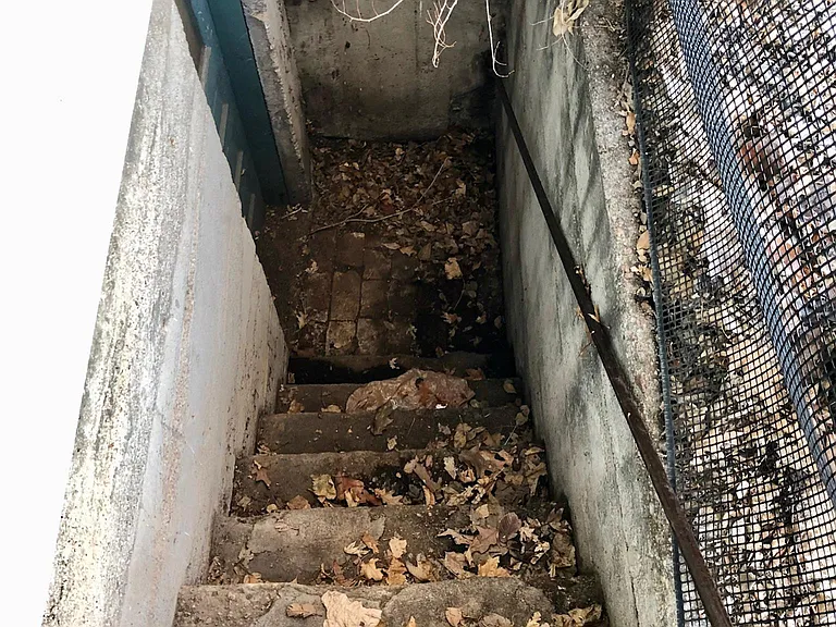Entrance to basement