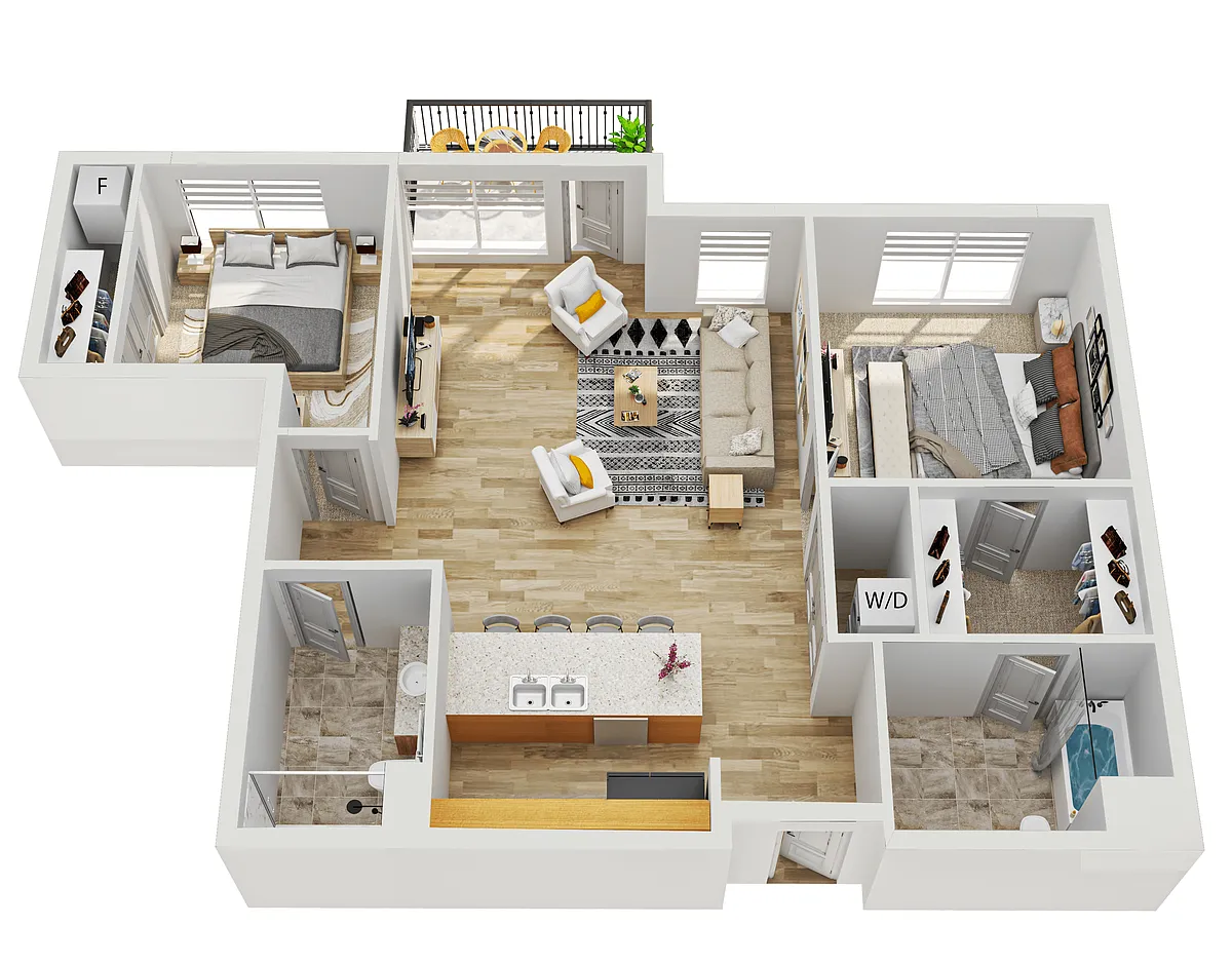 Floor plan J