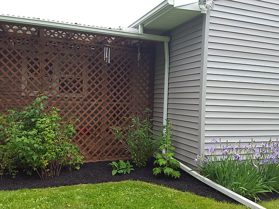 view of patio from yard