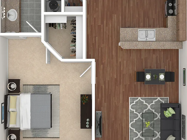 A1 3D Floor Plan A1 3D Floor Plan