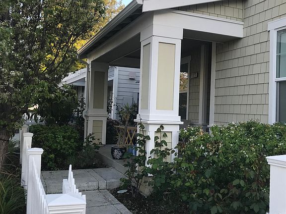 Covered front porch.
