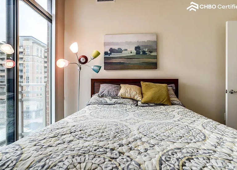 Bedroom with window