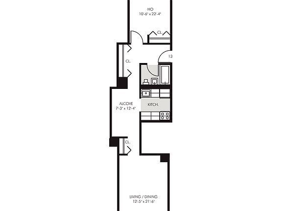 2nd image of 45 Wall St APT 1113