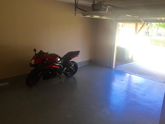 Garage (fits 1 car and a motorcycle with ease)