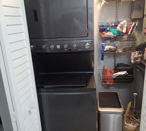 New stackable washer/dryer