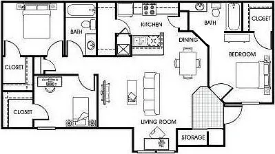 Floor plan Mesquite