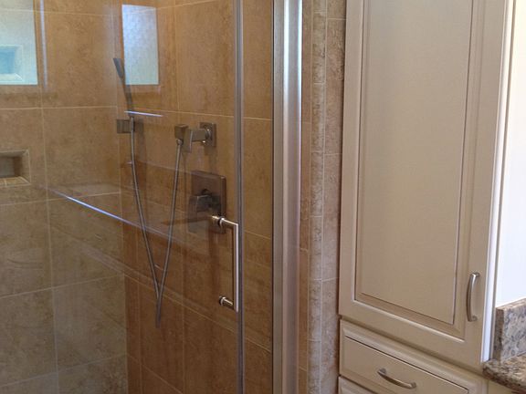 Master shower