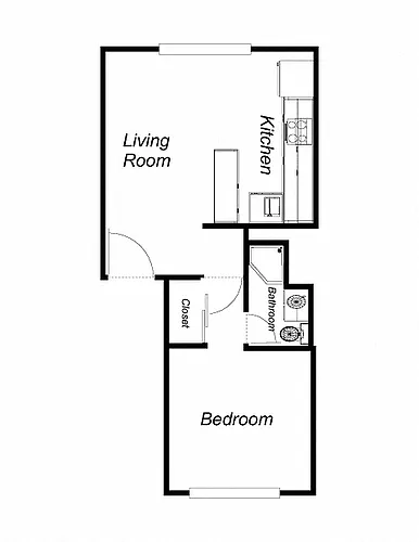 Floor plan Studio