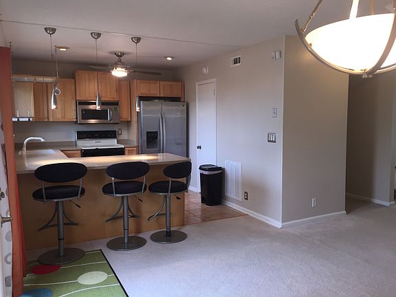 Kitchen (view from dining room) - Bar, Pantry, modern lighti
