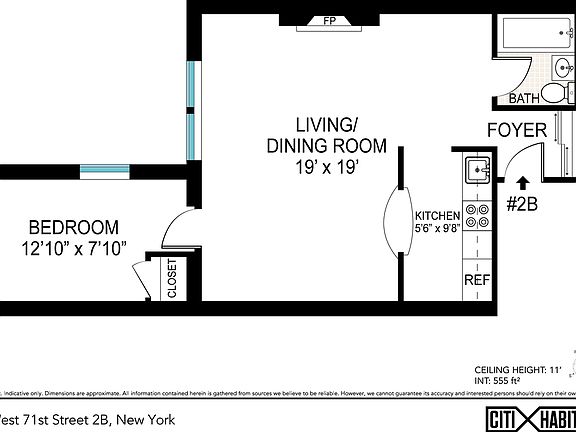 2nd image of 32 W 71st St APT 2B