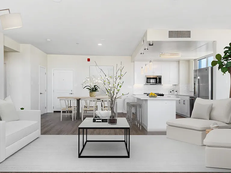 Living Room with Hard Surface Flooring