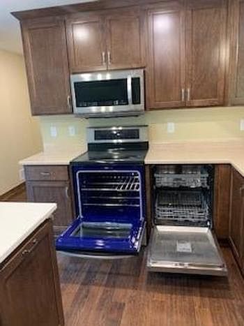 Convention Oven and Microwave along with matching dishwasher