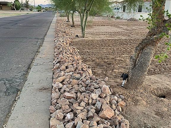 Rock property boundary