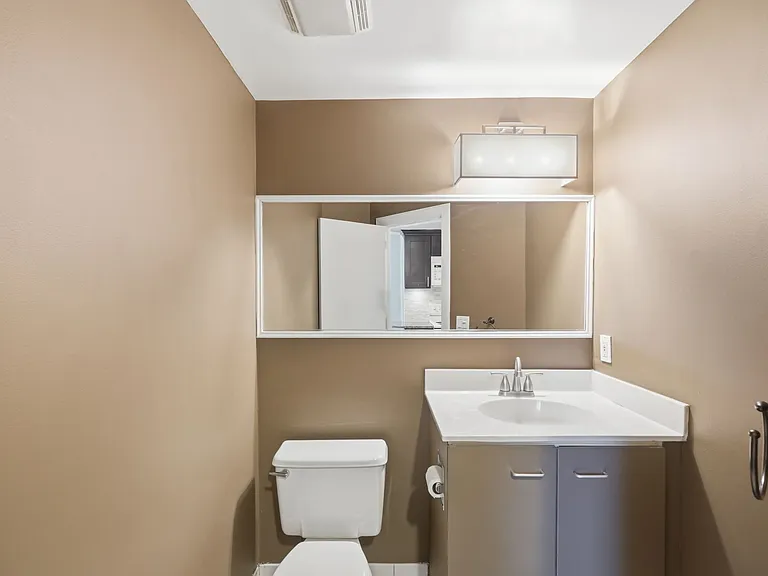 Half Bathroom with Updated Fixtures