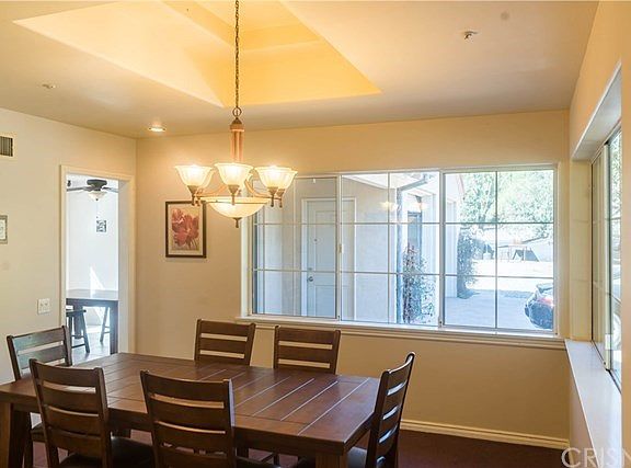 Large dining room with tons of natural light