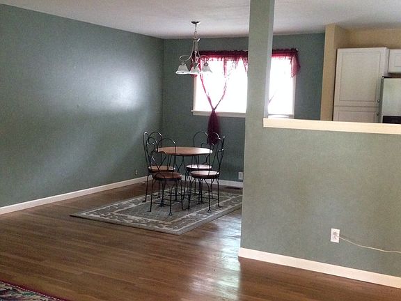 Open dining/kitchen/living 