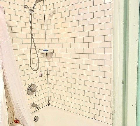 Shower in main floor bath