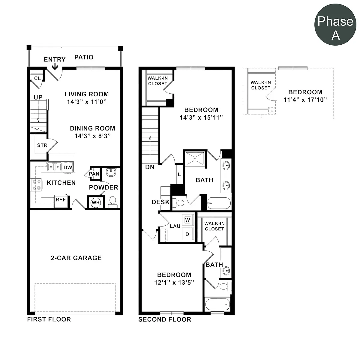 Floor plan The Townhomes Plan 2