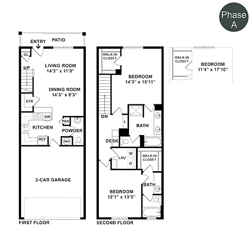 Floor plan The Townhomes Plan 2