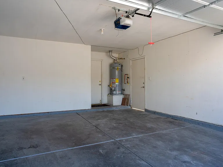 garage, water heater & water softener
(water softener does not show)