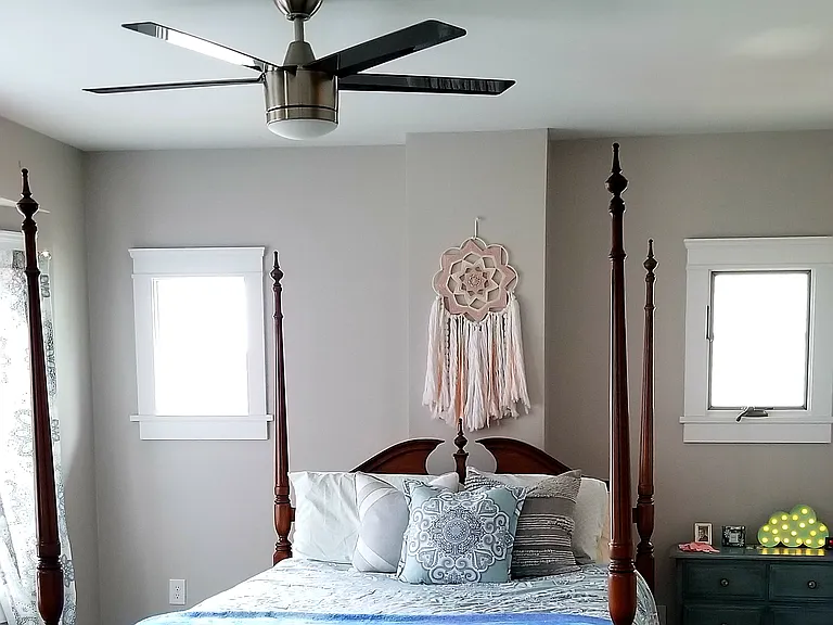 Furnished master bedroom