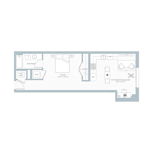 Floor plan A407