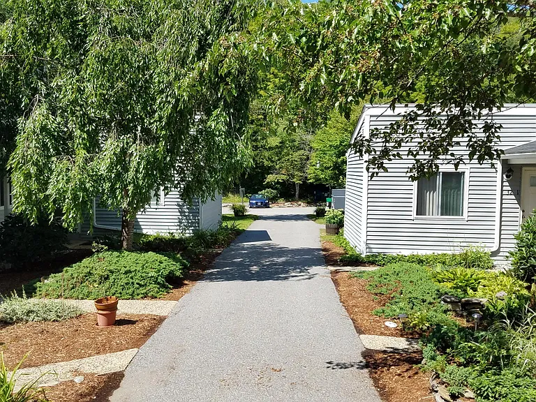 Courtyard entryway to the condo