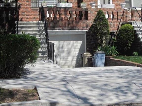 view of exterior garage