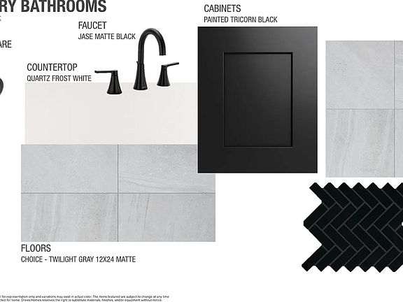 Lauren II F Bathroom 2 Selection sheet