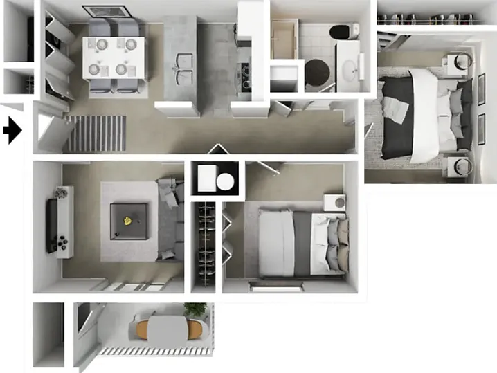 B1 Floorplan Diagram