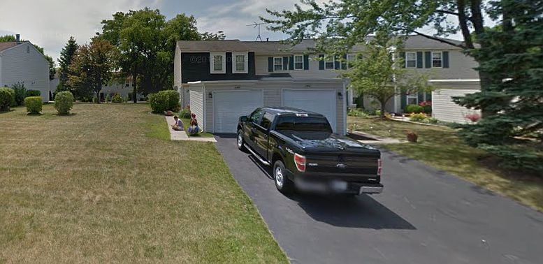 Front of Townhome