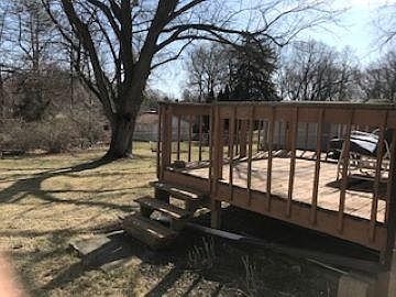 deck and back yard