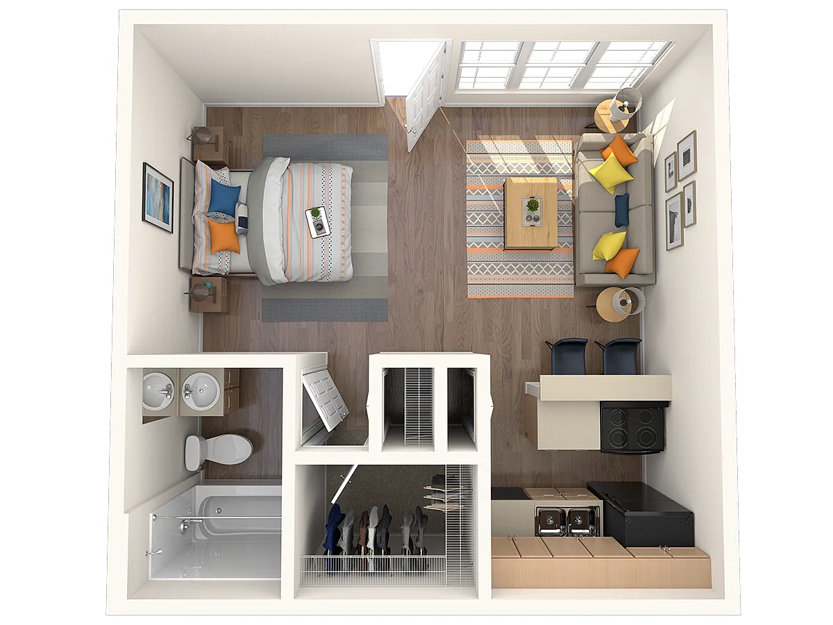 Floor plan Aster Renovated