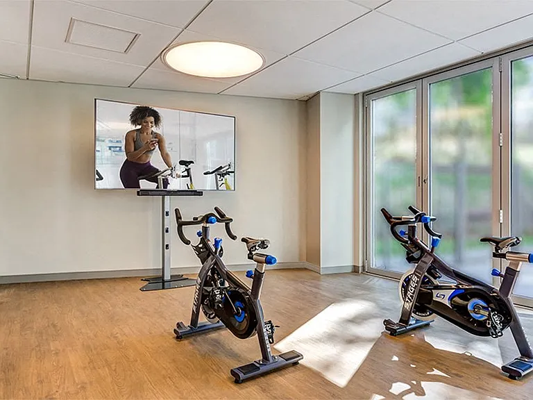 Go for a spin in the separate spin studio