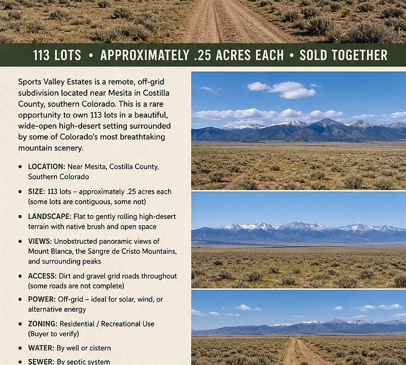 1st image of 113 lots Sports Valley Estates