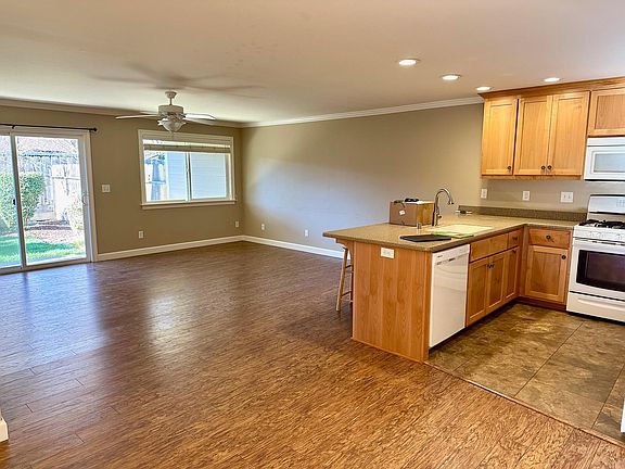 Kitchen and living room