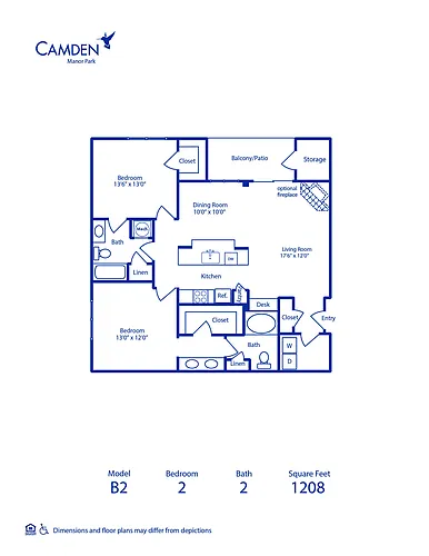Floor plan B2