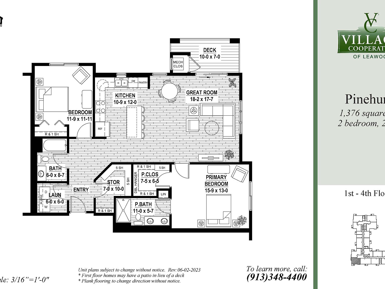 Pinehurst Plan, Village Cooperative of Leawood (Active Adults 55