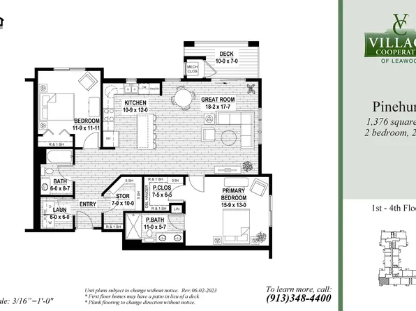 Pinehurst Plan, Village Cooperative of Leawood (Active Adults 55+)