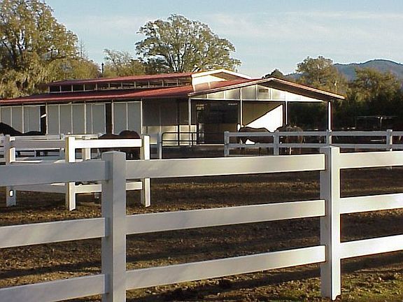 new barn and fencing