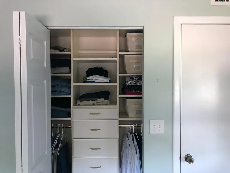 Bedroom #2 custom designed/made closet