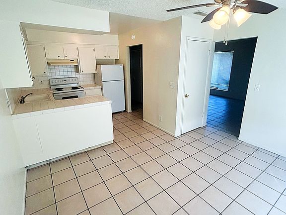 Dining room and kitchen
