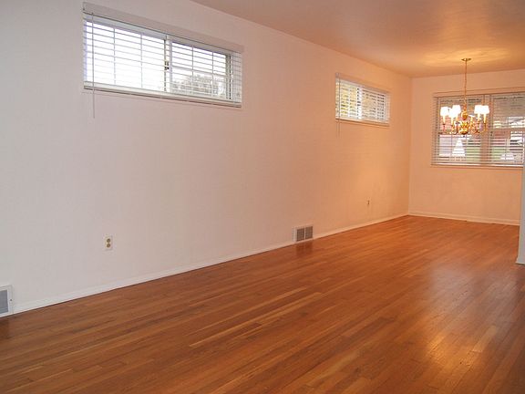 Living room into dining room.