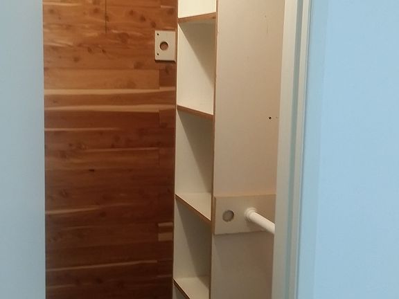 Cedar-lined Walk-in Closet