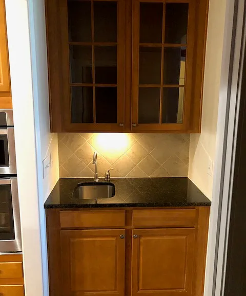 Butler's Pantry with Wet Bar