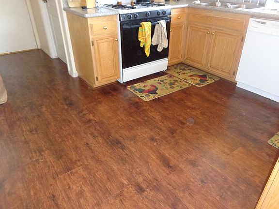 new floor in the kitchen