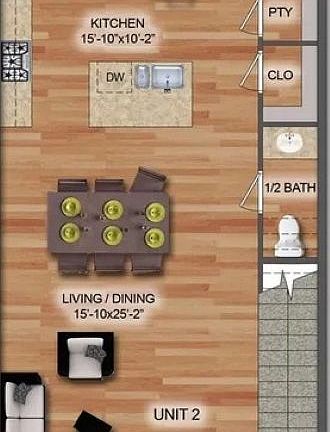 Downstairs Floor Plan