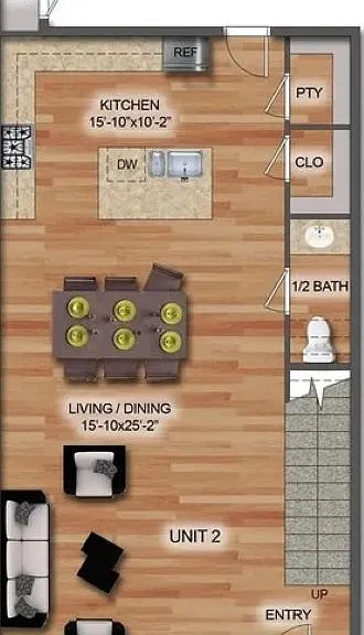 Downstairs Floor Plan