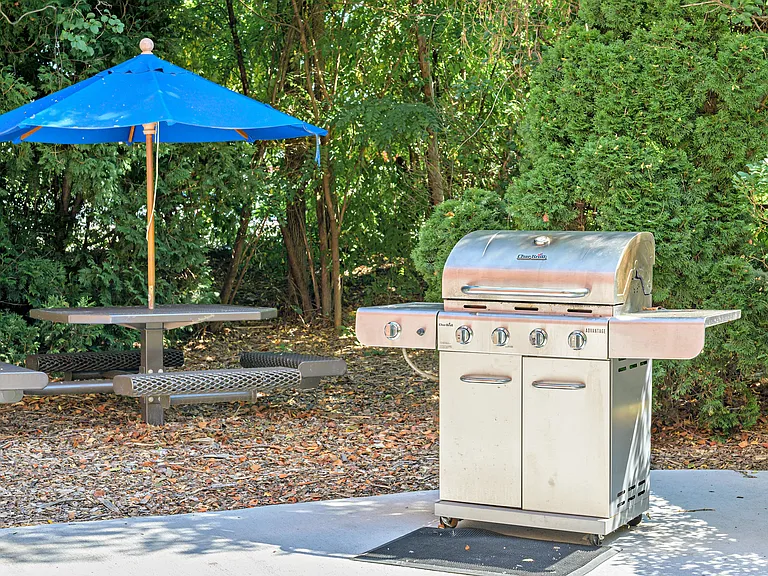 Have a cookout at our BBQ picnic area including a gas grill.